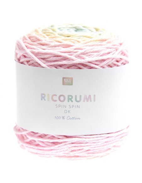 Pelote Creative Ricorumi Spin Spin dk pastel rainbow