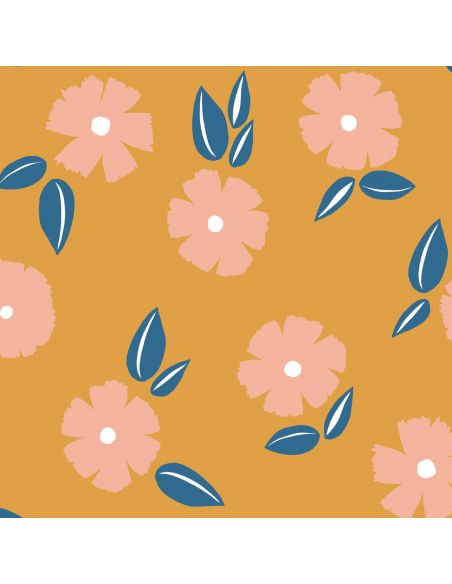 Tissu Lise Taylor viscose ecovero Rosée estivales