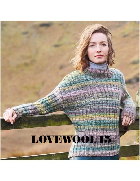 Pelote Creative melange aran wonderball mauve-pétrole
