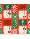 Tissu en coton Oh what fun cadeaux