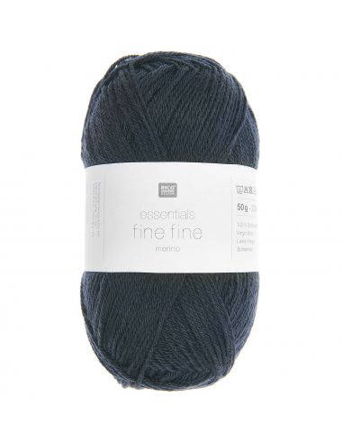 Pelote Essentials fine fine merino bleu marine