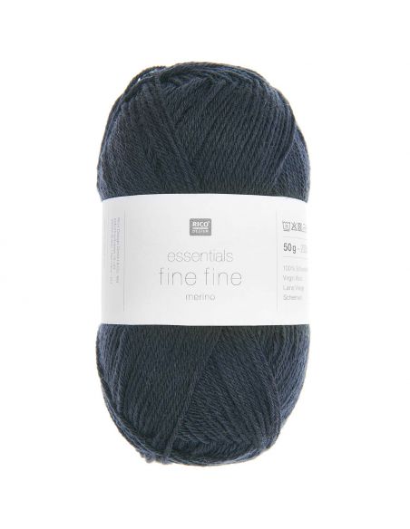 Pelote Essentials fine fine merino bleu marine