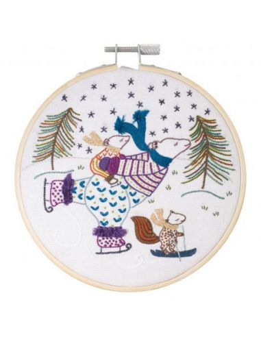 Kit à broder - Vive la glisse