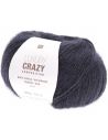 Pelote Luxury crazy composition aran bleu marine