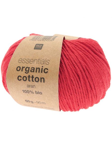 Pelote Essentials organic cotton aran faise