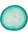 Pelote Creative cotton dégradé lucky 8 turquoise