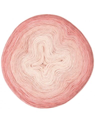 Pelote Creative cotton dégradé lucky 8 abricot