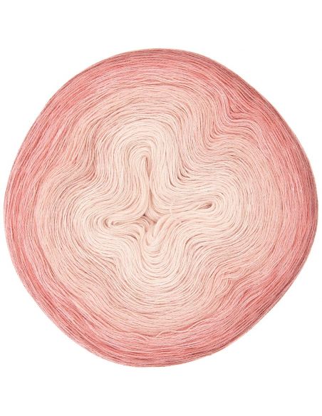 Pelote Creative cotton dégradé lucky 8 abricot