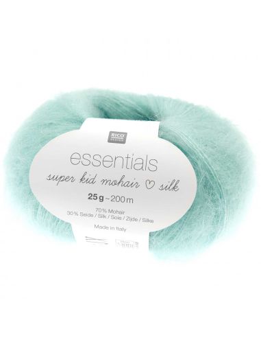 Pelote Essentials super kid mohair loves silk aigue-marine