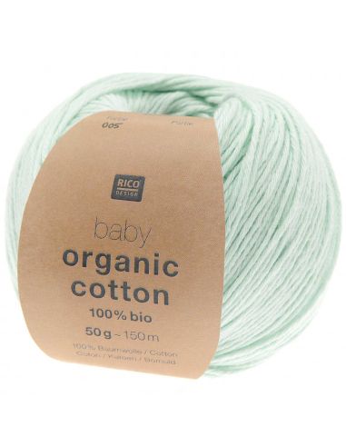 Pelote Rico baby organic cotton menthe