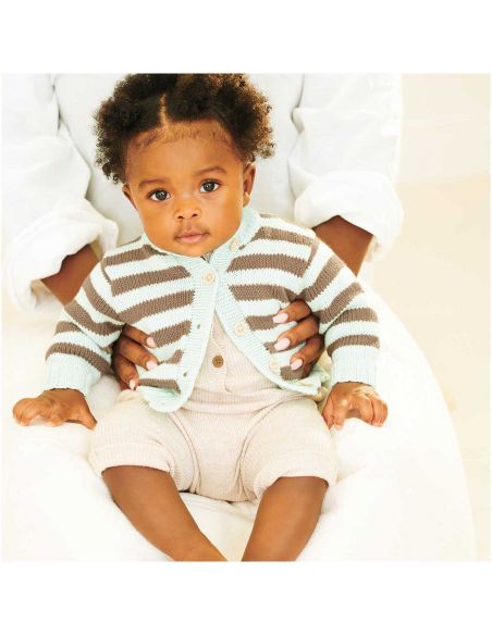 Pelote Rico baby organic cotton menthe