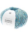 Pelote Creative cotton summer sprinkles aqua