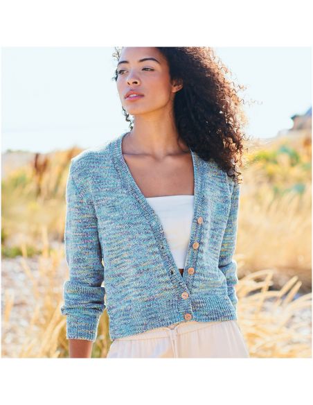 Pelote Creative cotton summer sprinkles aqua