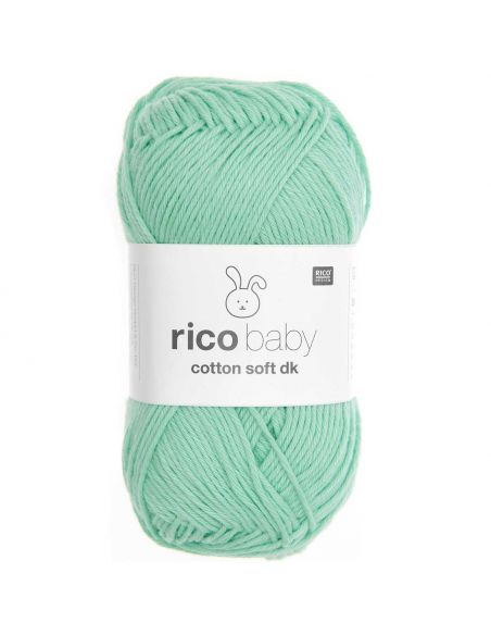 Pelote Rico baby cotton soft dk aigue-marine