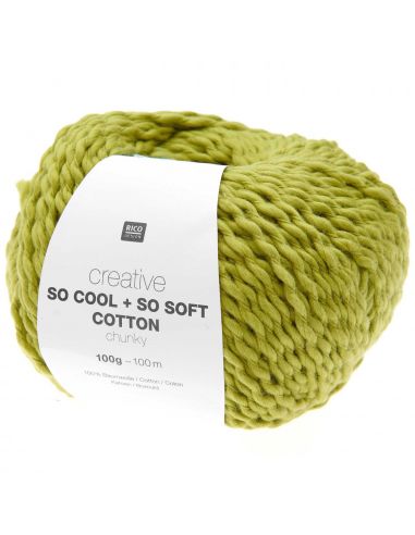 Pelote Creative so cool + so soft cotton chunky lime