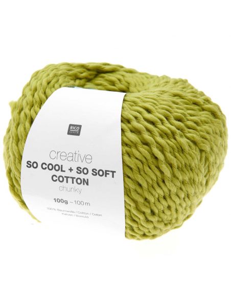 Pelote Creative so cool + so soft cotton chunky lime
