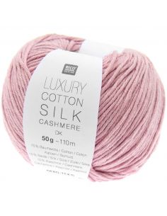 Pelote Luxury cotton silk cashmere dk orchidée