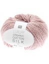 Pelote Luxur organic cotton silk dk vieux rose
