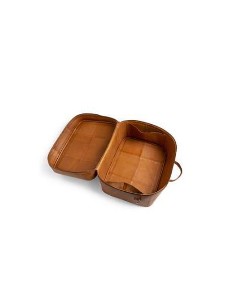 Boite à ouvrage zippée Mars hard coloris Whisky