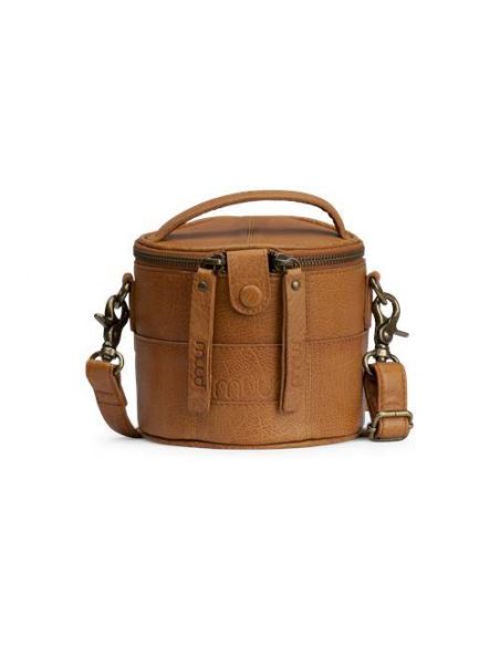 Petit sac à tricot ou trousse de toilette Saturn mini coloris Whisky