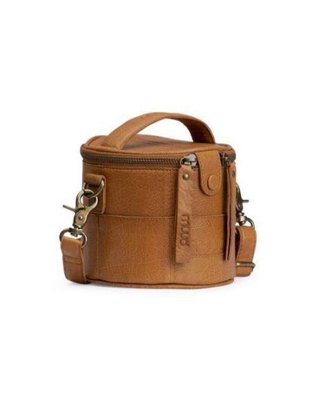 Petit sac à tricot ou trousse de toilette Saturn mini coloris Whisky