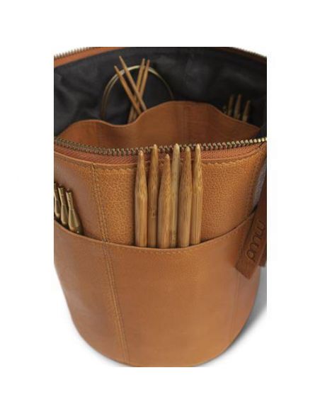 Sac à tricot Saturn coloris Whisky