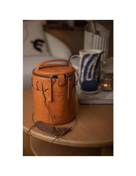 Sac à tricot Saturn coloris Whisky