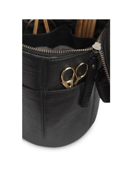 Sac à tricot Saturn coloris Noir