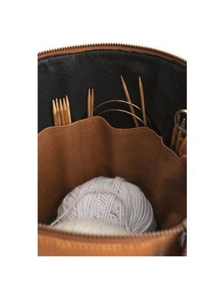 Grand sac à tricot Saturn XL coloris Whisky