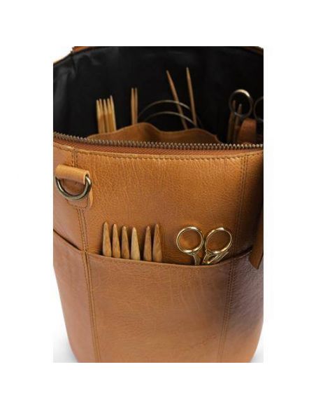 Grand sac à tricot Saturn XL coloris Whisky