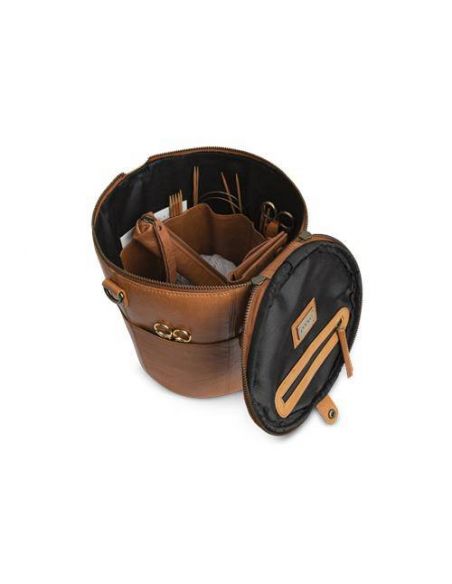 Grand sac à tricot Saturn XL coloris Whisky