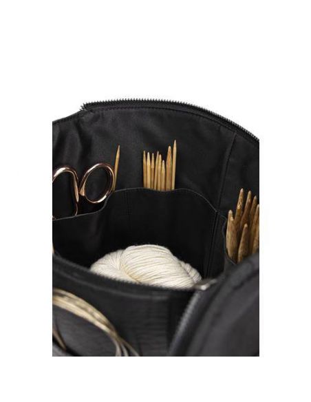 Grand sac à tricot Saturn XL coloris Noir