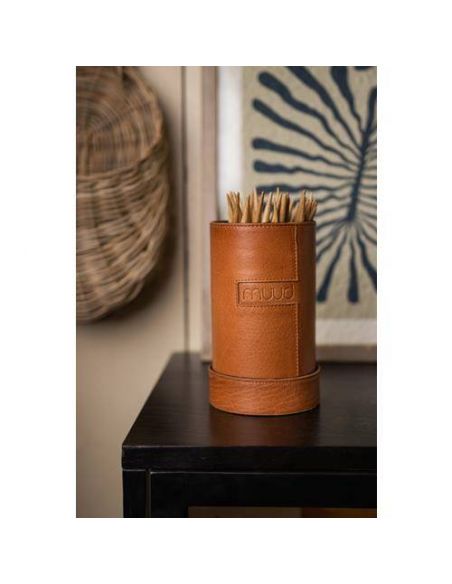 Boite de rangement pour accessoire ou aiguille pour le tricot Mountain coloris Whisky