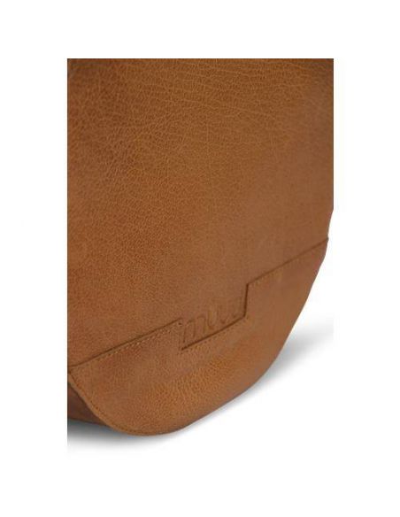 Sac à ouvrage en bandoulière rond Bella coloris Whisky
