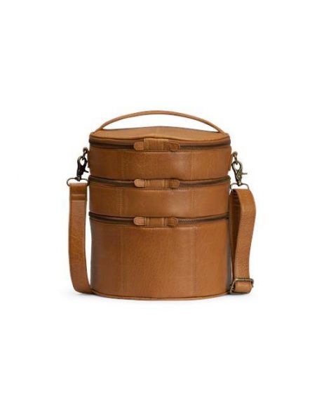 Sac à ouvrage à compartiments Bturn coloris Whisky