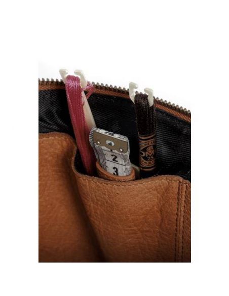 Sac à ouvrage rond Enturn coloris Whisky