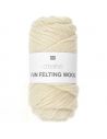 Pelote Creative fun felting wool crème