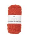 Pelote Creative fun felting wool rouge