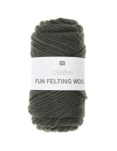 Pelote Creative fun felting wool olive