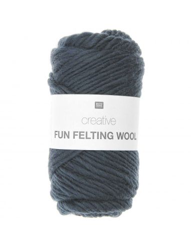 Pelote Creative fun felting wool marine