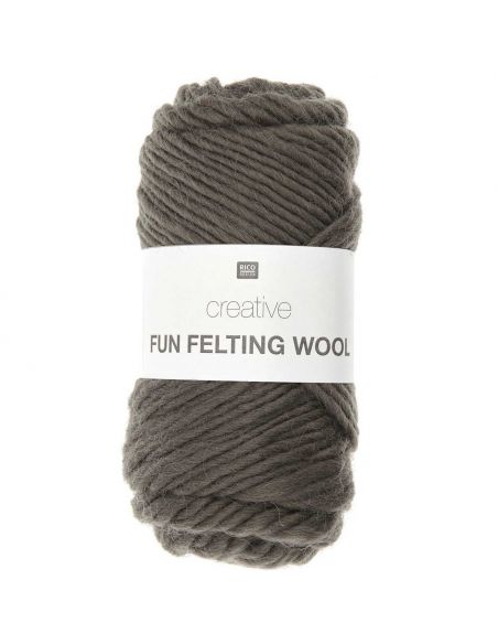 Pelote Creative fun felting wool taupe