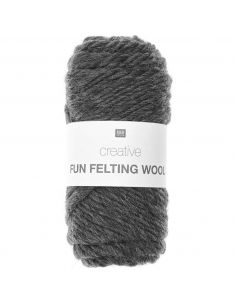 Pelote Creative fun felting wool anthracite