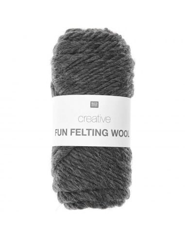 Pelote Creative fun felting wool anthracite