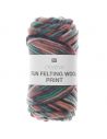 Pelote Creative fun felting wool print ethno