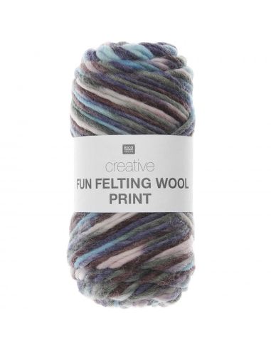 Pelote Creative fun felting wool print modern