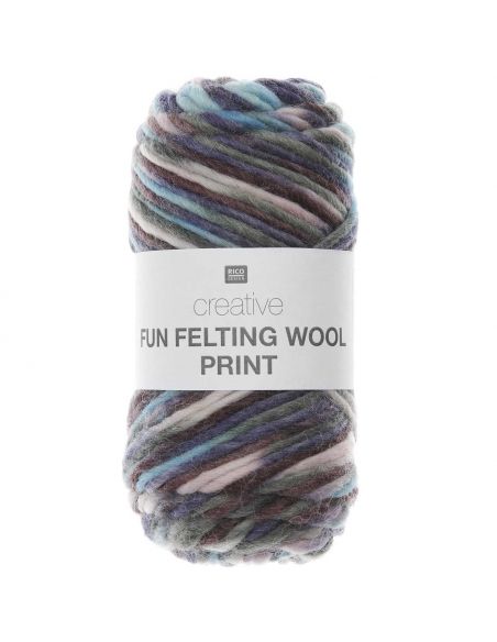 Pelote Creative fun felting wool print modern