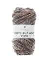 Pelote Creative fun felting wool print earthy