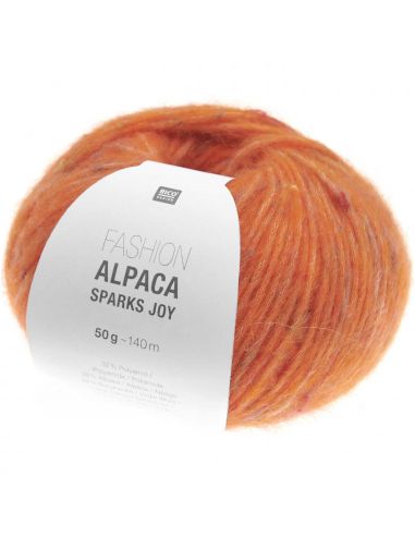 Pelote Fashion alpaca sparks joy orange