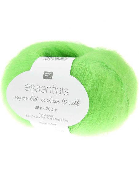 Pelote Essentials super kid mohair loves silk néon-pink