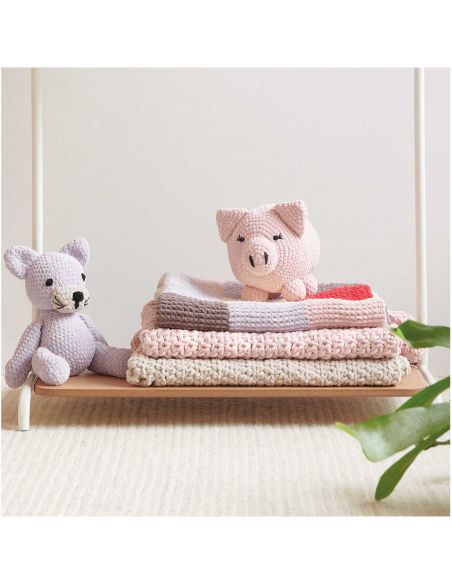 Pelote Creative chenillove rose